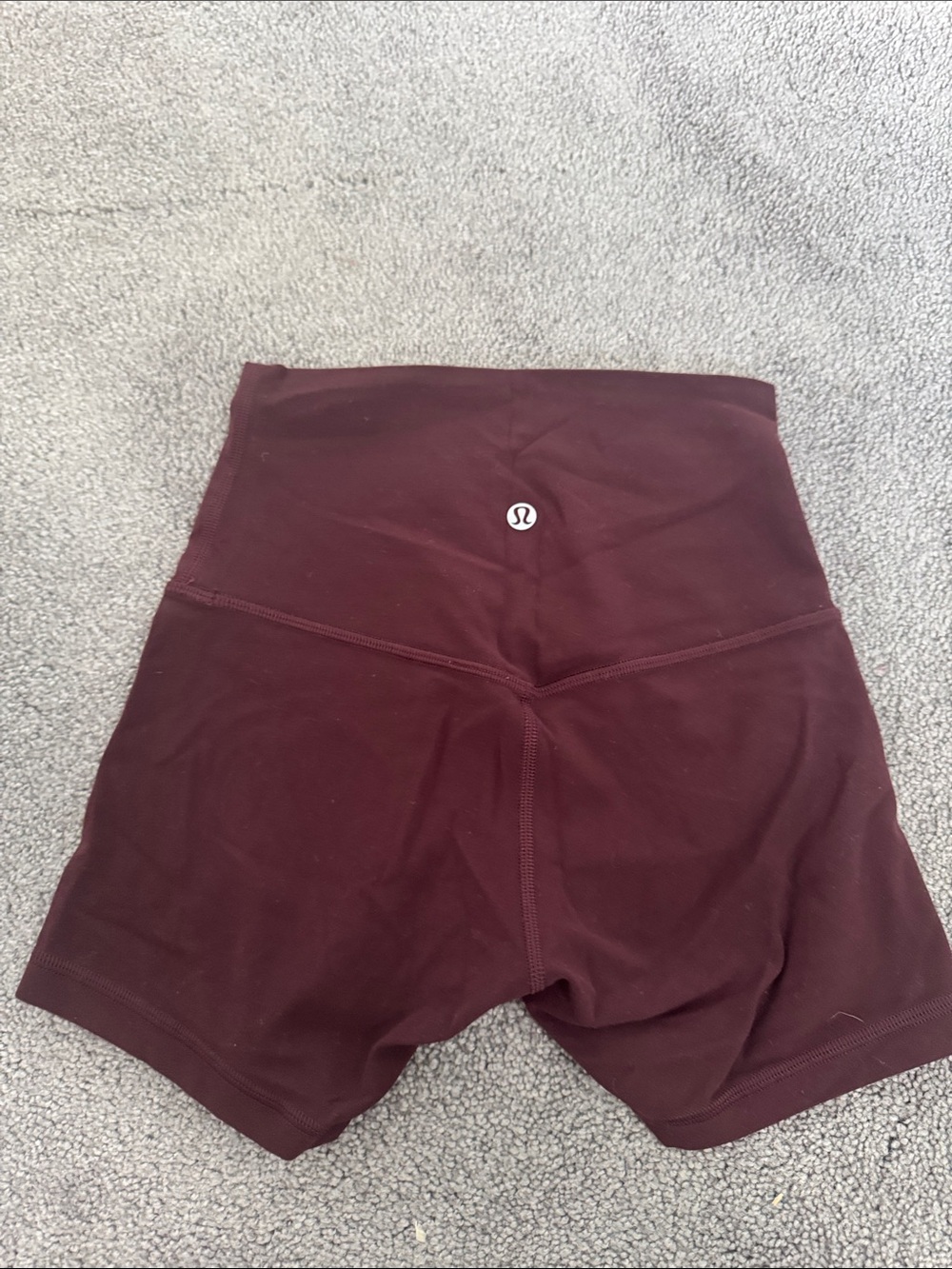 lululemon athletica Women's Maroon High-Rise Bike Shorts